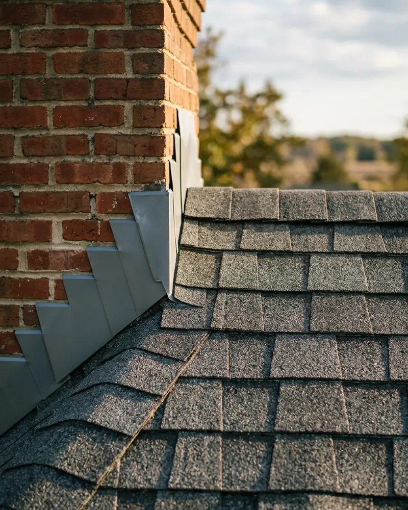 Close-up of Chimney Repair work by Beardman Building Services in Clearwater Beach